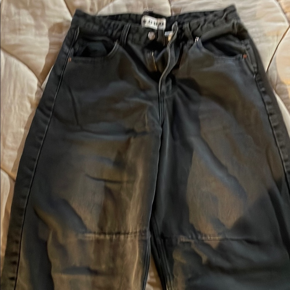 S.O.N.G Black Barrel Jeans - Picture 5 of 6